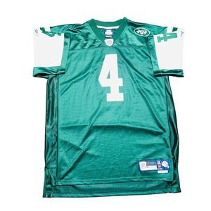 Reebok New York Jets Brett Farve #4 NFL Football Jersey Men's XL